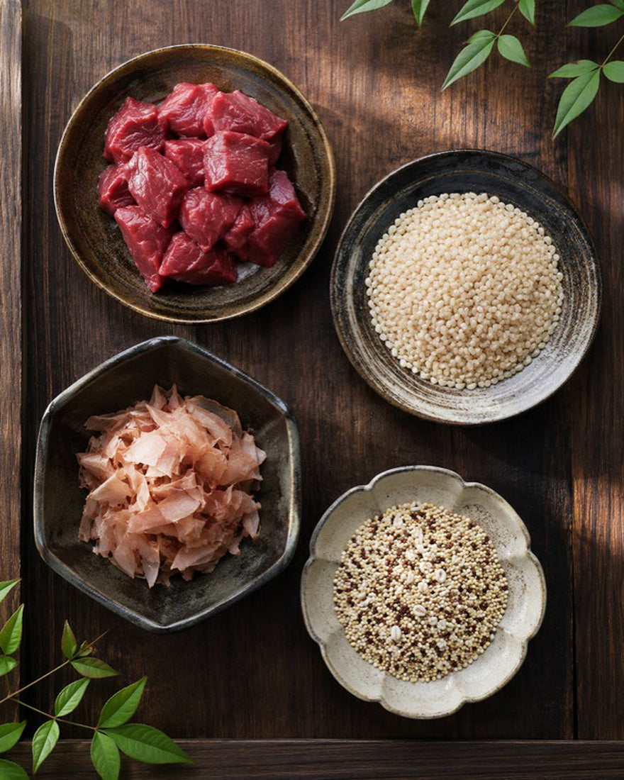 Wild venison & heritage grains, Kyushu